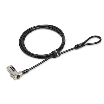 Kensington N17 Dell Laptop Computer Lock, Combination Security Locking Cable (K68008WW) Black