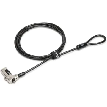 Kensington N17 Dell Laptop Computer Lock, Combination Security Locking Cable (K68008WW) Black