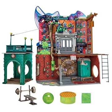 TMNT Mutant Mayhem Sewer Lair Playset for Kids