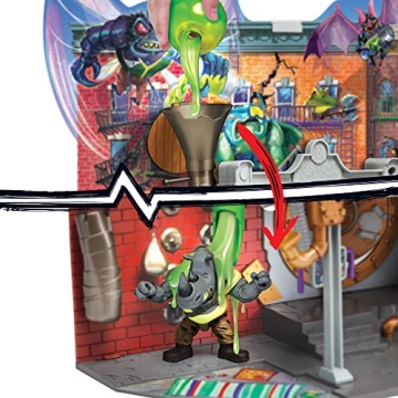 TMNT Mutant Mayhem Sewer Lair Playset for Kids