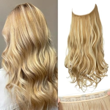 SARLA Invisible Wire Hair Extensions with Adjustable Style and Comfort