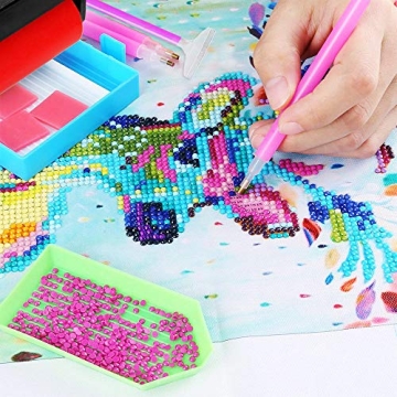 Hulameda 56ps- 5D Diamond Painting Accessories & Tools Kits for Kids or Adults to Make Diamond Painting Art