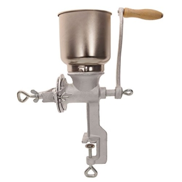 Hand Crank Grain Mill for Grinding Grains, Spices, and Pet Food