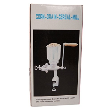 Hand Crank Grain Mill for Kitchen and Pet Use