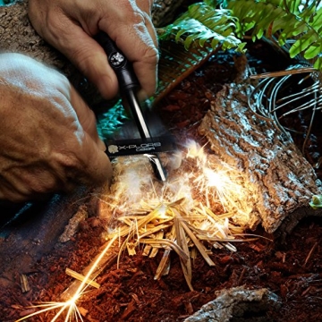 X-Plore Gear Firestarter 3-in-1 Survival Tool for Outdoors