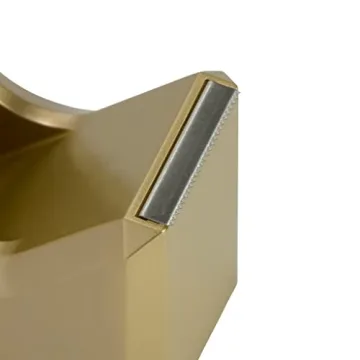 Stylish JAM PAPER Gold Desk Tape Dispenser for All