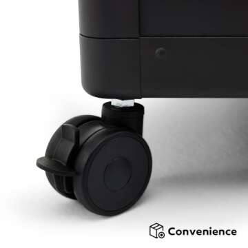 MIRADOR 175 Gallon Outdoor Deck Box with Wheels - Versatile Storage