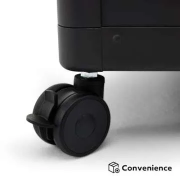 MIRADOR 175 Gallon Outdoor Deck Box with Wheels - Versatile Storage