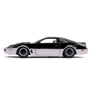 Jada Toys Hollywood Rides Knight Rider K.A.R.1982 Pontiac Firebird 1: 24 Diecast Vehicle with Light ...