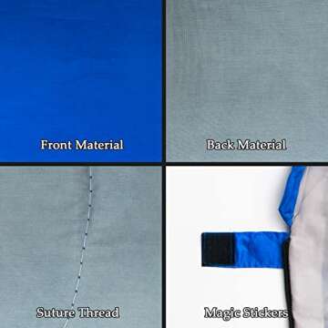 OBTANIM Camping Sleeping Bags Portable Waterproof Sleeping Bag for Adults Kids 4 Seasons Winter, Fall, Spring, Summer Backpacking Hiking Camping Mountaineering Indoor Outdoor Use (Blue)