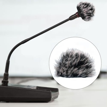 Mini Foam Microphone Windscreens & Furry Covers