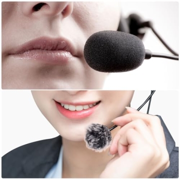 Mini Foam Microphone Windscreens & Furry Covers