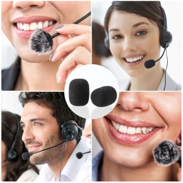 Mini Foam Microphone Windscreens & Furry Covers