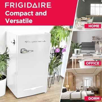 Frigidaire Retro Compact Fridge with Chiller for Stylish Storage