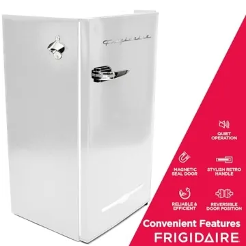 Frigidaire Retro Compact Fridge with Chiller for Stylish Storage