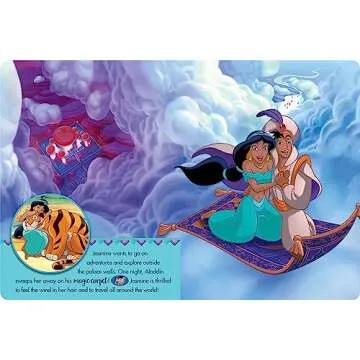 Magical Disney Princess Storybook and Wand Set for Kids