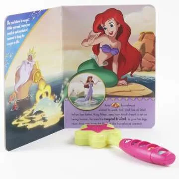 Magical Disney Princess Storybook and Wand Set for Kids