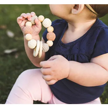 Unfinished Wood Rings - 20 Pack for Crafts & Teething