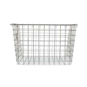 Spectrum Diversified 47970 Wire, Vintage Locker Basket Style, Rustic Farmhouse Chic, Steel Storage f...