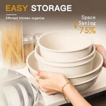 Astercook 21 Pcs Non-Stick Ceramic Cookware Set