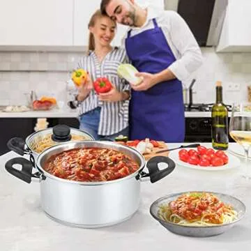 Premium Stainless Steel Steamer Set for Healthy Cooking