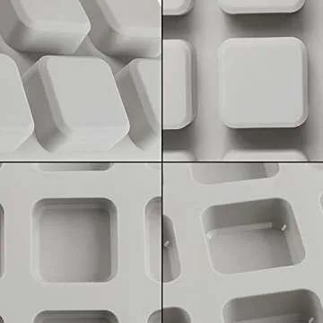 FEBSNOW Silicone Soap Molds - Perfect for DIY Crafts