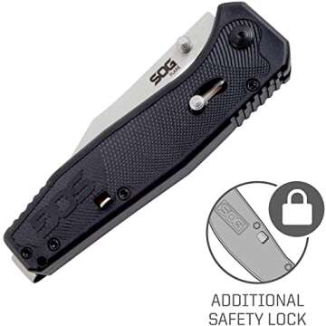 SOG Flare Folding Knife with Assisted Opening Technology