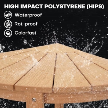 Upstreman 12" Corner Shower Bench for Easy Bathroom Style