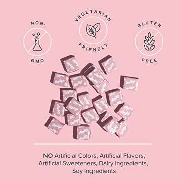 Chewsy - Beautiful Hair - Support for Stronger, Healthy Hair - with Biotin, Horsetail Extract, Goji Berry & Vitamins - Sweet Raspberry, 30-Day Supply