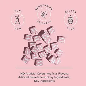 Chewsy - Beautiful Hair - Support for Stronger, Healthy Hair - with Biotin, Horsetail Extract, Goji Berry & Vitamins - Sweet Raspberry, 30-Day Supply