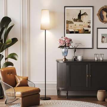 SUNMORY Floor Lamps - Elegant LED Bulb Lighting for Living Spaces - 2 Pack