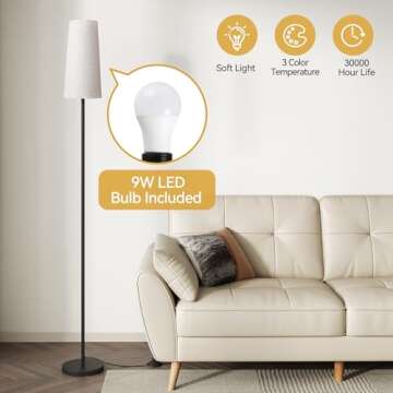 Stylish SUNMORY Floor Lamps with Adjustable Light Options