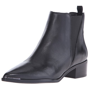 Marc Fisher LTD Women's Yale Ankle Bootie – Stylish Versatile Black Leather