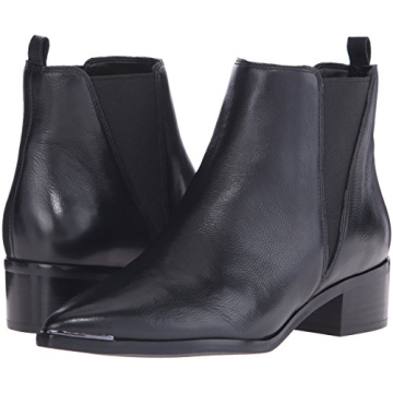 Marc Fisher Yale Ankle Bootie for Stylish Comfort in Black Leather