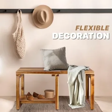 Adjustable Shower Bench for Seniors - ENKEZI 29 in