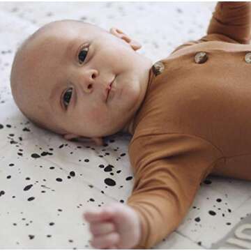 ELIVIA & CO. Knotted Gown Newborn Baby Gowns Baby Boy Clothes or Girl - Baby items Newborn Baby Sleeper (Packaging May Vary) -(Copper)