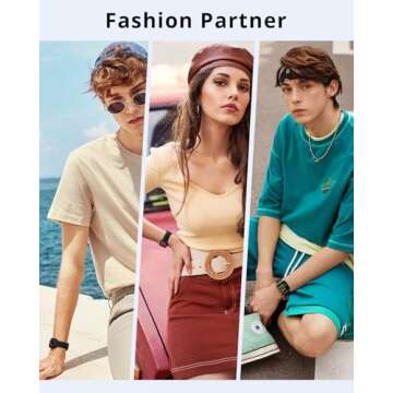 Sunnywoo Patenting Sport Bands Compatible with Apple Watch Bands for Women Men 40mm 41mm 42mm 38mm, 44mm 45mm 46mm 49mm, Soft Silicone Watch Straps for iWatch Series 10/9/8/7/6/5/4/3/2/1 Ultra SE