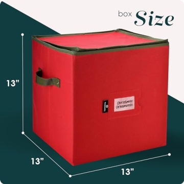 Handy Laundry Christmas Ornament Storage for 64 Ornaments