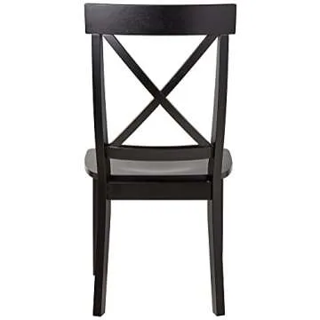 Stylish Homestyles Blair Black Dining Chairs Set of 2