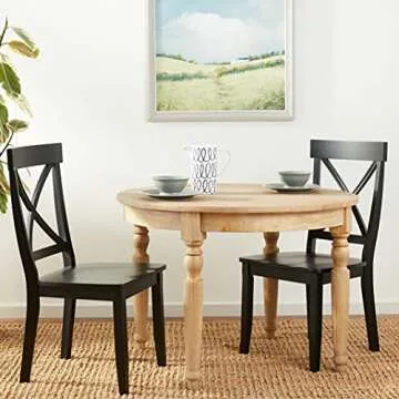 Stylish Homestyles Blair Black Dining Chairs Set of 2