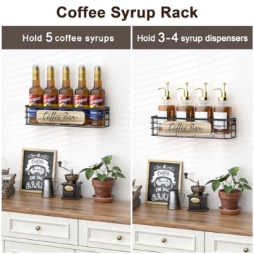 Coffee Mug Holder Organizer for Stylish Kitchen Storage