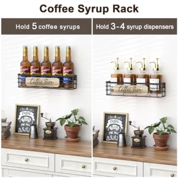 Coffee Mug Holder Organizer for Stylish Kitchen Storage