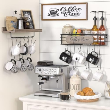 Coffee Mug Holder Organizer for Stylish Kitchen Storage
