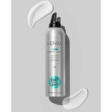 Kenra Nitro Memory Crème 18 | Firm Hold Crème Mousse | All Hair Types | 8 fl. Oz