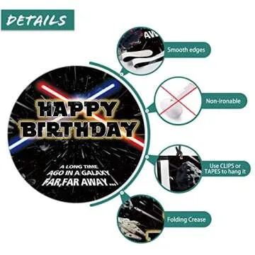 Star Themed Galaxy Backdrop for Kids’ Parties