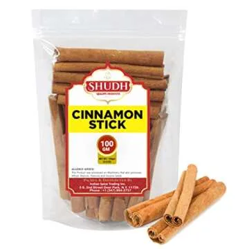 Premium SHUDH Cinnamon Sticks 100GM Natural & Flavorful