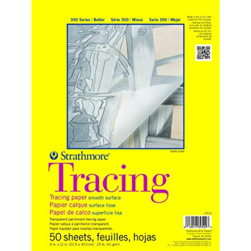 Strathmore Tracing Paper Pad 50 Sheets 9x12 for Artists