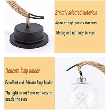 QING PU2021 Enchanted Lunar Lamp -Night Light, Moon Galaxy, Hanging Magic Night, Christmas Decorative Lights, Home Decorations Gift.