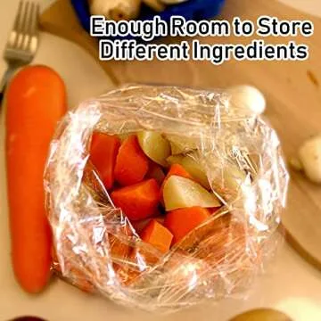 WRAPOK Oven Cooking Turkey Bags Large Size Ribs Baking Roasting Bags No Mess For Chicken Meat Ham Poultry Fish Seafood Vegetable - 12 Bags (17 x 21.5 Inch)