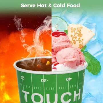 ZWY4002 Football Snack Bowls - 45 Piece Set for Parties